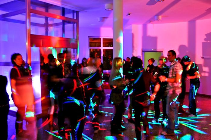 Party in der Atrium Passage