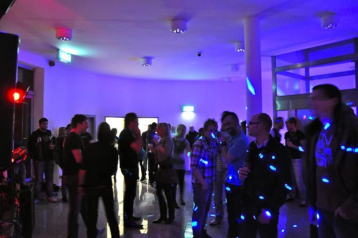 Party in der Atrium Passage