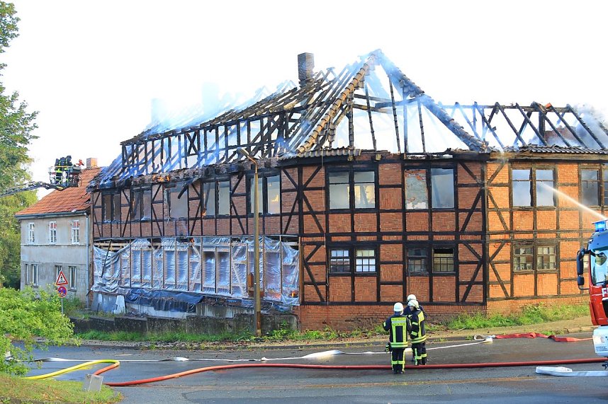 Gro&szlig;brand in Bleicherode