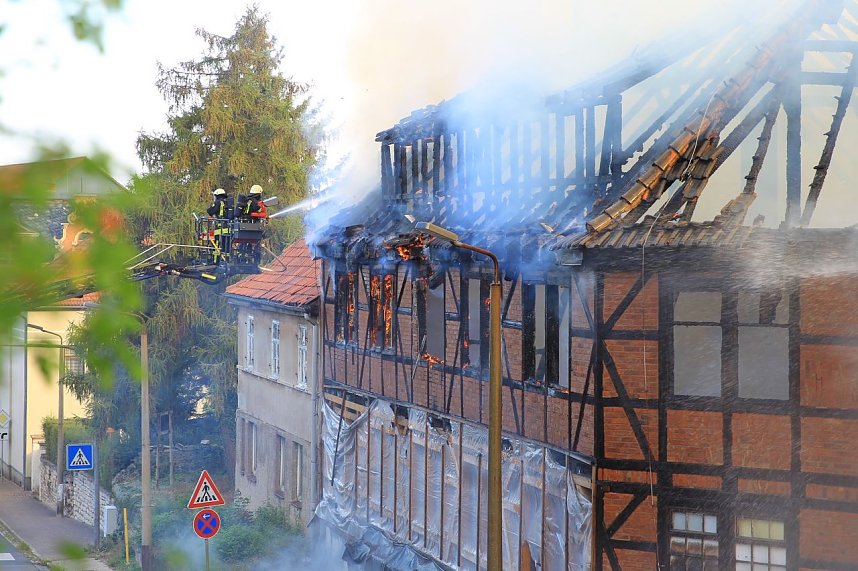 Gro&szlig;brand in Bleicherode