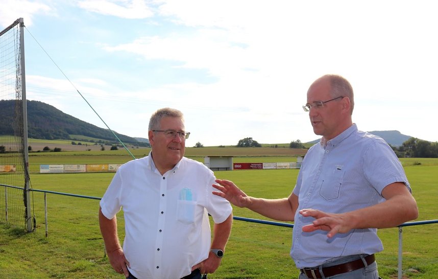 Landrat Matthias Jendricke zu Gast in Lipprechterode