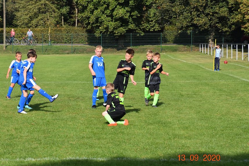 Wackers U9 trat in ihrem ersten Spiel gegen den Bielener Nachwuchs an
