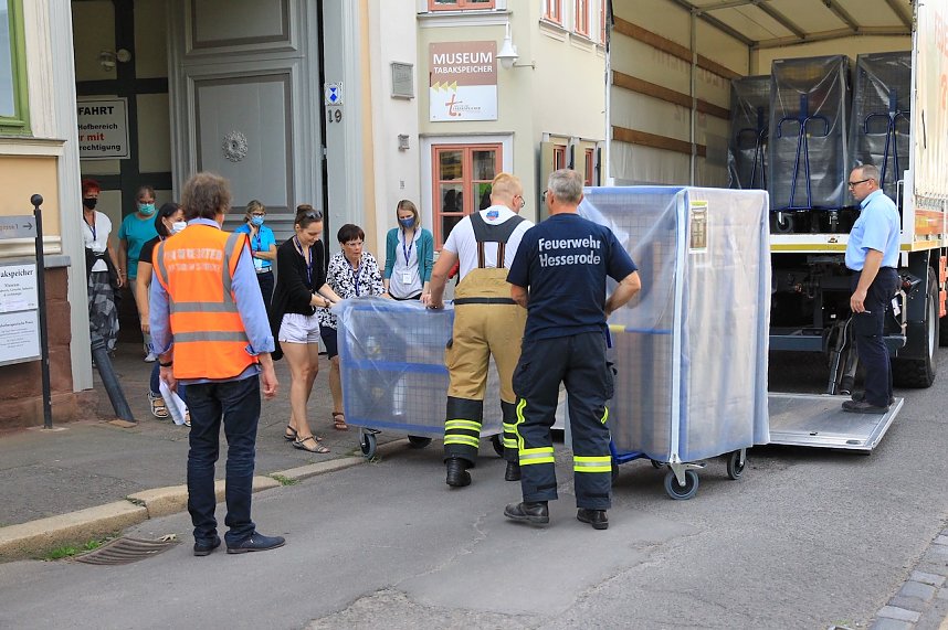 &Uuml;bung im Tabakspeicher