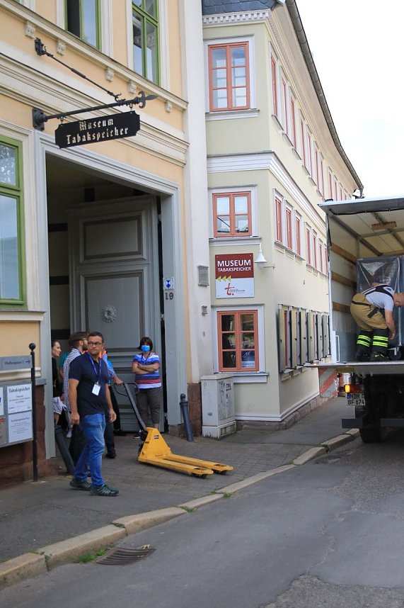 &Uuml;bung im Tabakspeicher