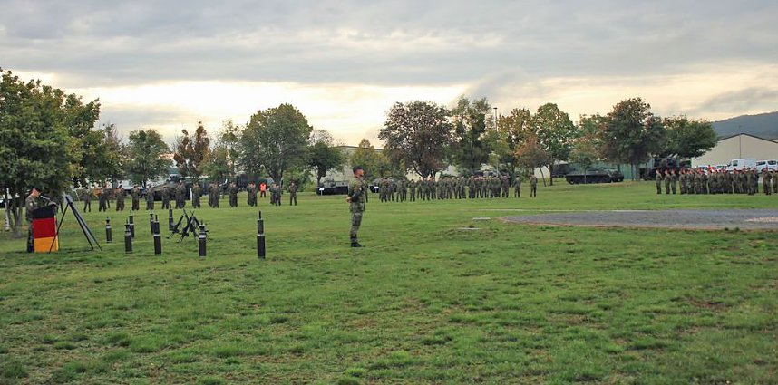 Panzerkompanie in Bad Frankenhausen verabschiedet 