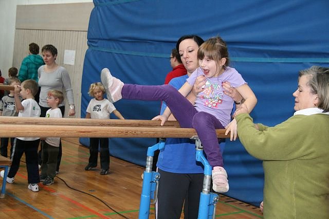 Spa&szlig; am Turnen