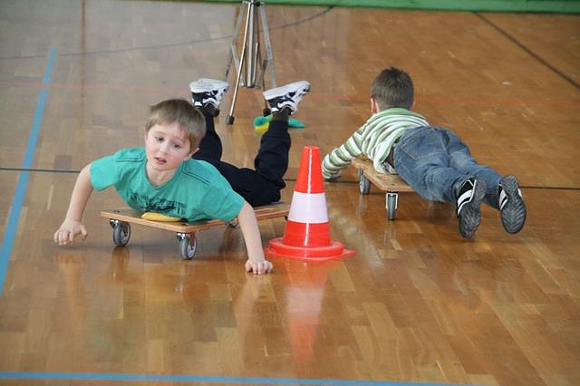 Spa&szlig; am Turnen