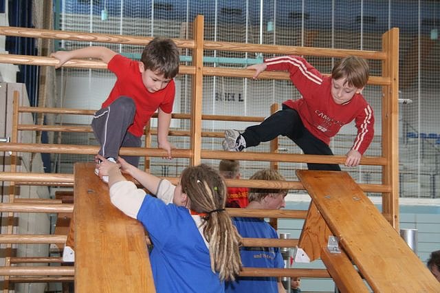 Spa&szlig; am Turnen