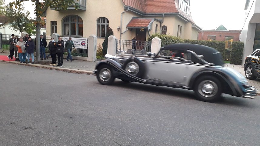 Der Ostklassiker Klub Wolkramshausen beim "Rollenden Museum" in Zwickau