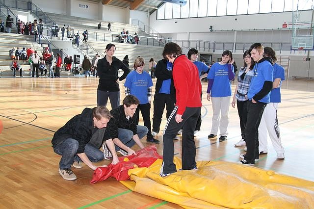 Spa&szlig; beim Turnen