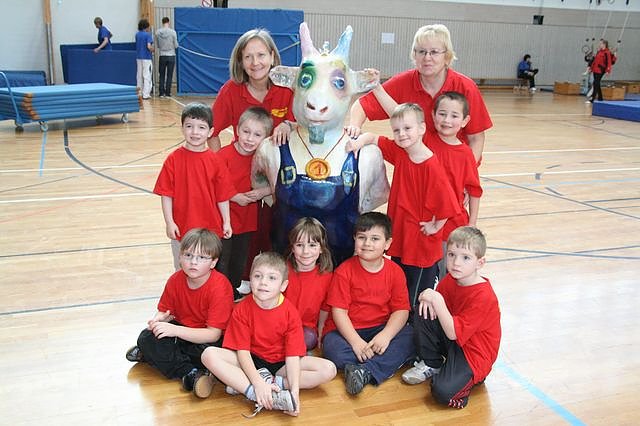 Spa&szlig; beim Turnen