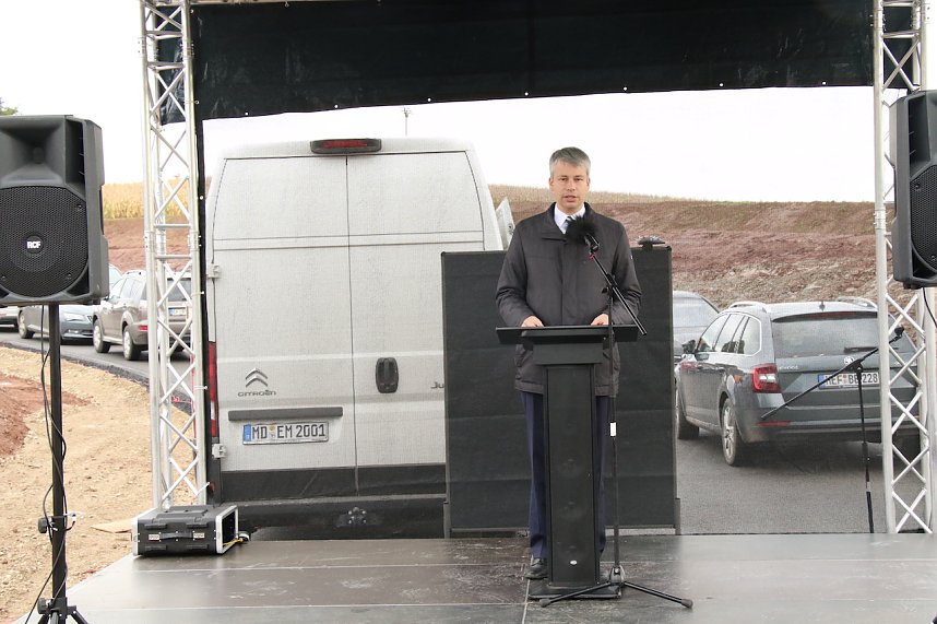 Spatenstich f&uuml;r das letzte Teilst&uuml;ck der neuen B 243