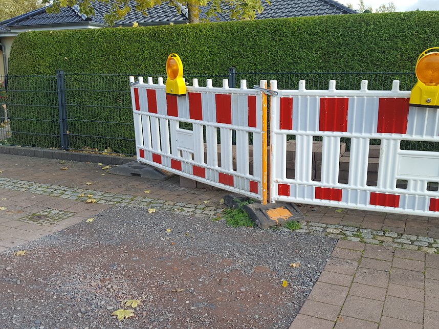 Verlassene Baustelle am Buchholzer Weg