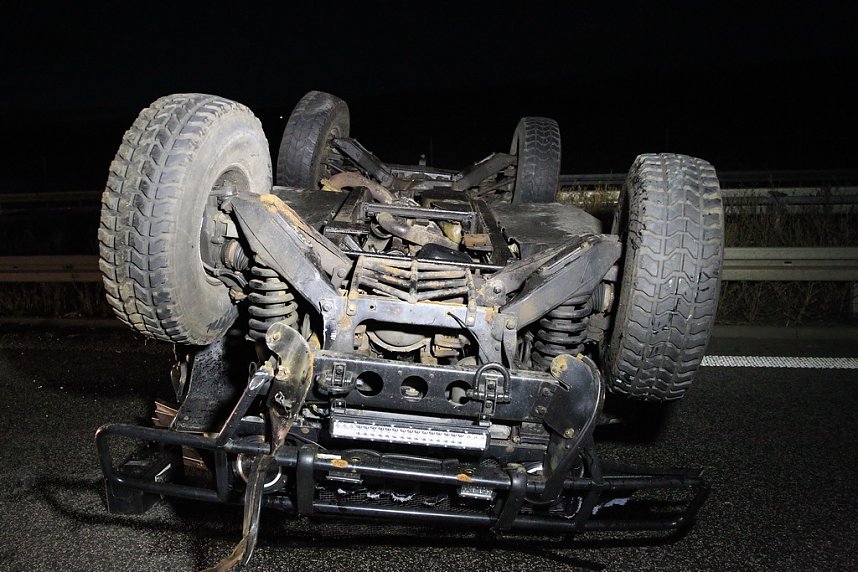 Unfall auf der Autobahn