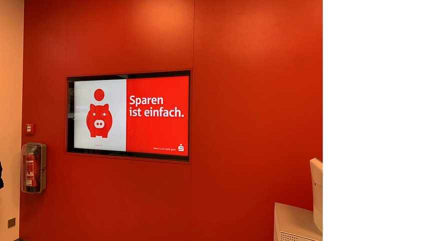 Die SB-Filiale der Kreissparkasse in der Atrium-Passage wurde modernisiert