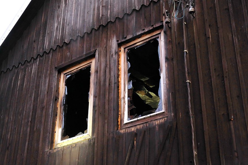 Geb&auml;udebrand in Rodishain