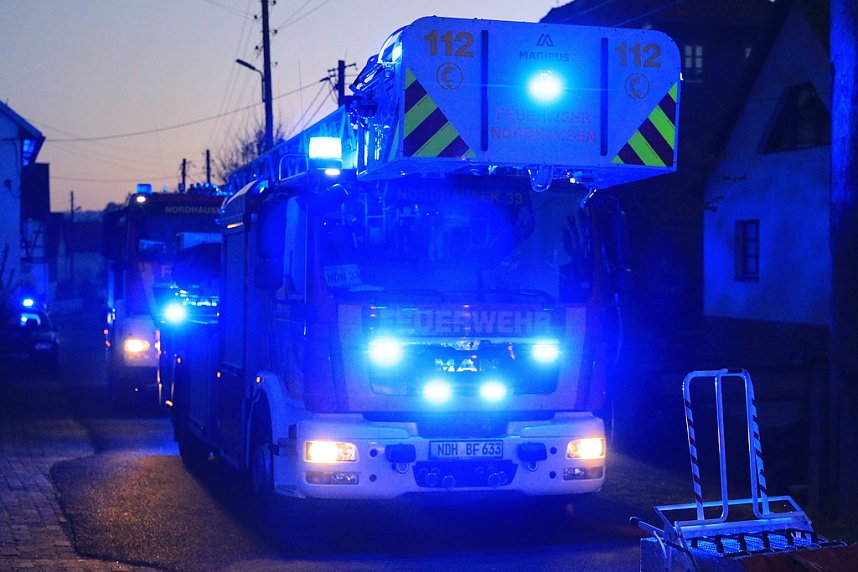 Geb&auml;udebrand in Rodishain