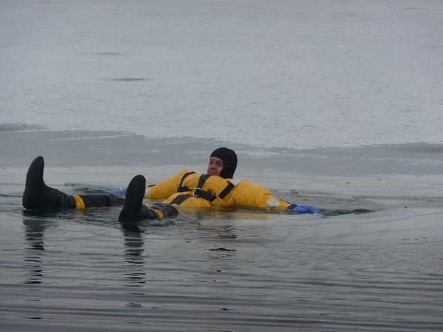 Gebadet und gerettet