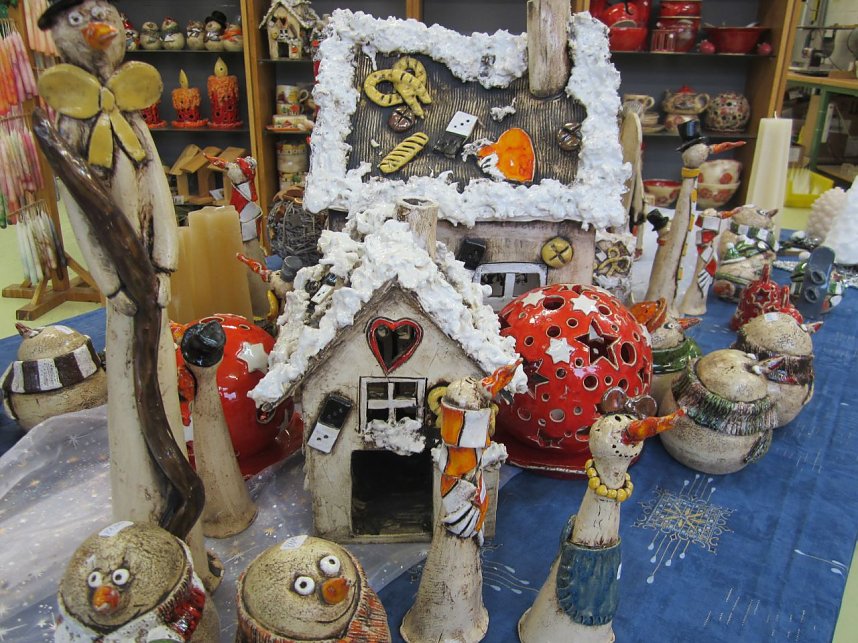 Adventssortiment im Werkstattladen der Lebenshilfe