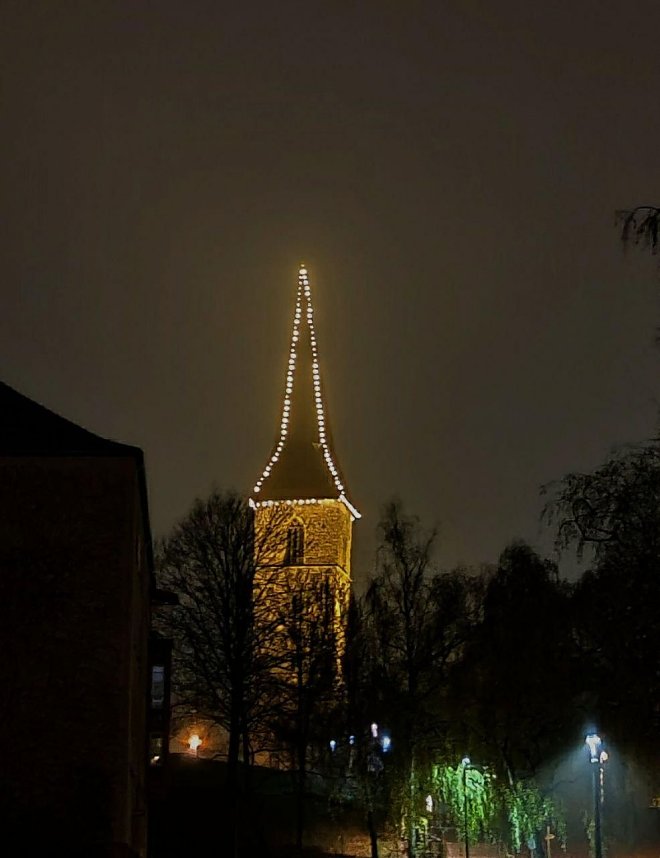 festliche Lichter in der Nordh&auml;user Innenstadt