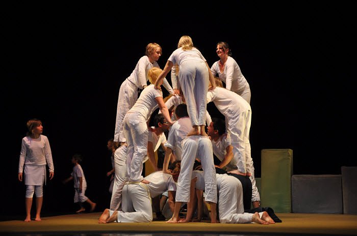 Salto Mortale im Theater