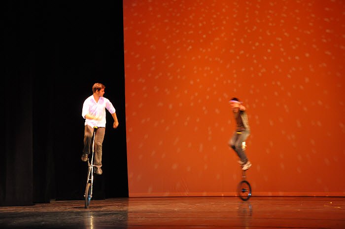 Salto Mortale im Theater