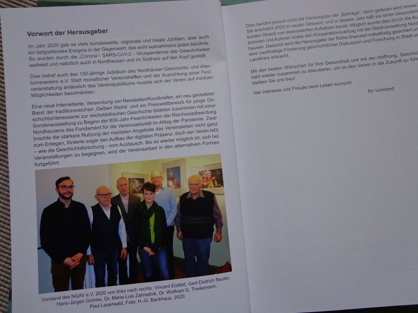 Hobbyhistoriker blicken auf die Aktivit&auml;ten des Corona-Jahres zur&uuml;ck