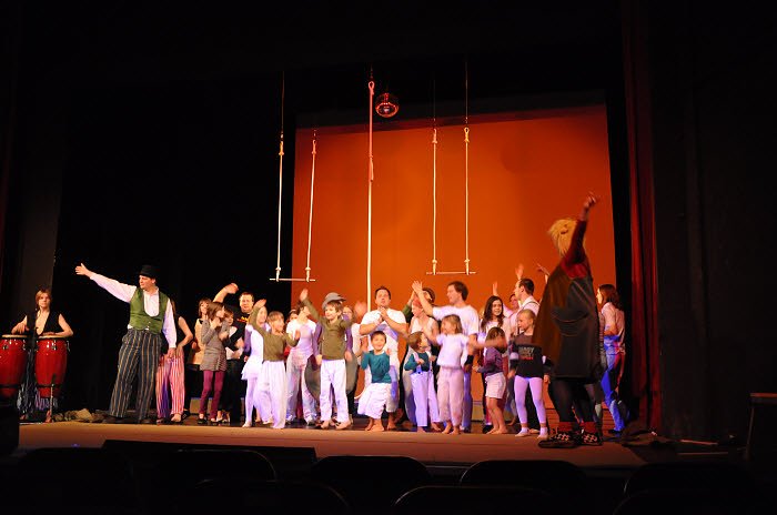 Salto Mortale im Theater