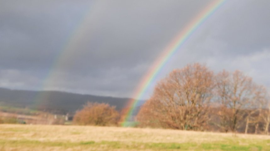 Regenbogen &uuml;ber Bernterode