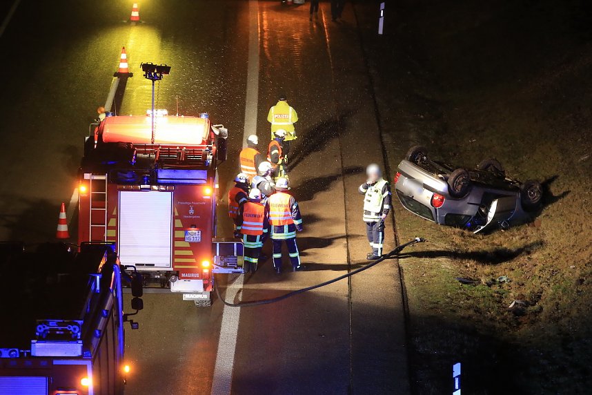 Unfall auf der A38 bei Werther