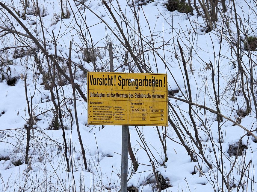 Peter Blei unterwegs bei Steigerthal