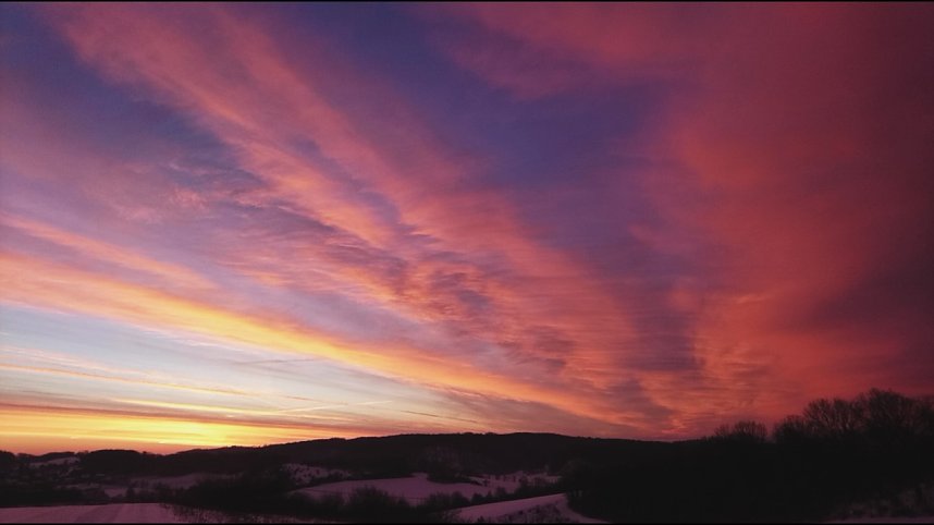 Sonnenaufgang &uuml;ber Neustadt