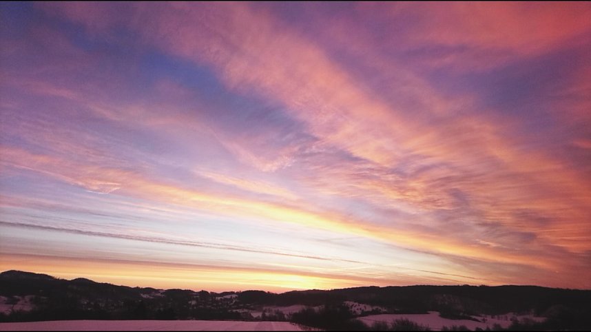 Sonnenaufgang &uuml;ber Neustadt