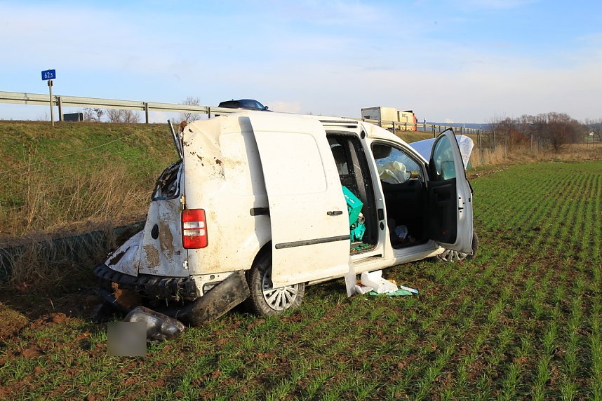 Unfall auf dr Autobahn