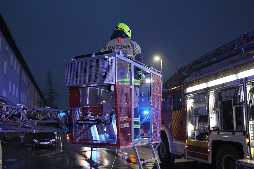Schornsteinbrand in der Bochumer Stra&szlig;e