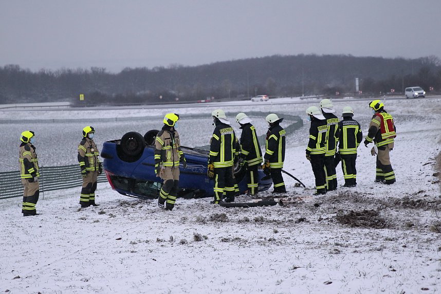 Verkehrsunfall auf den Hainer Bergen