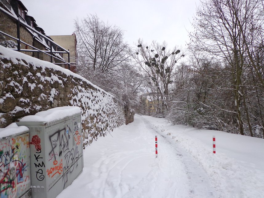 Winterliche Impressionen in Nordhausen