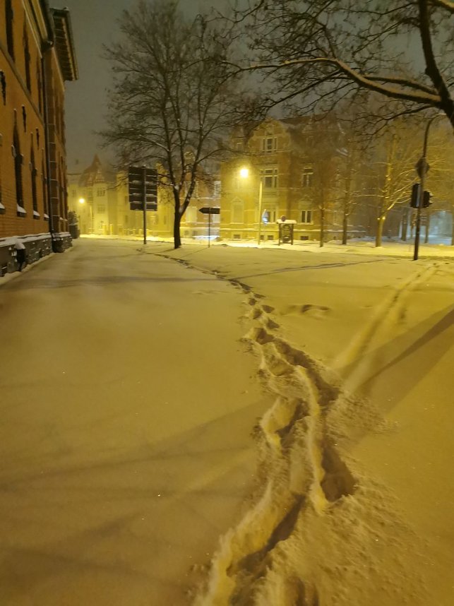 Nordhausen im Neuschnee