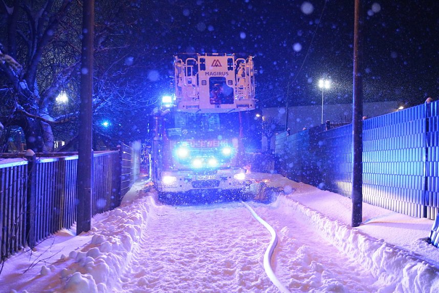 Dachstuhlbrand in Leimbach