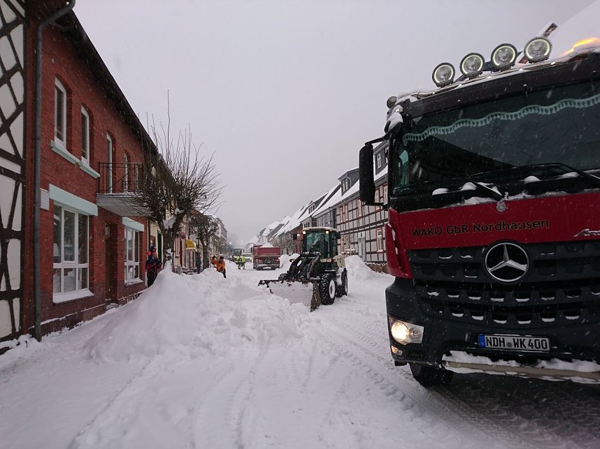 Schneer&auml;umen in Neustadt