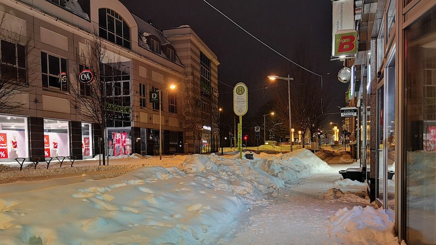 Nordhausen im Schneechaos