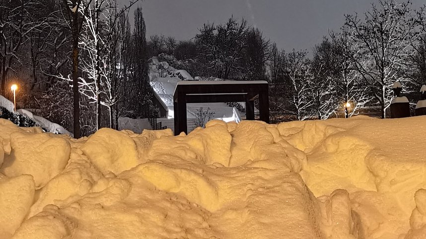 Nordhausen im Schneechaos