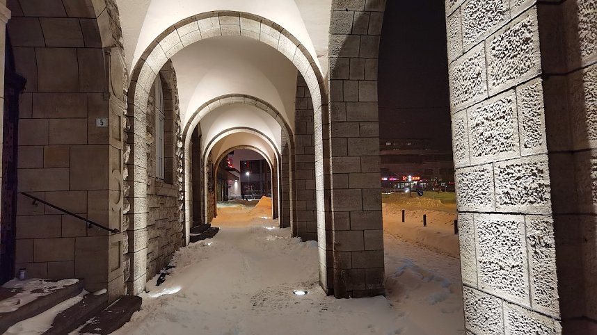 Nordhausen im Schneechaos