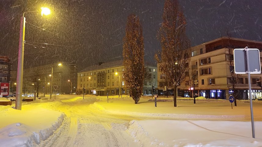 Nordhausen im Schneechaos