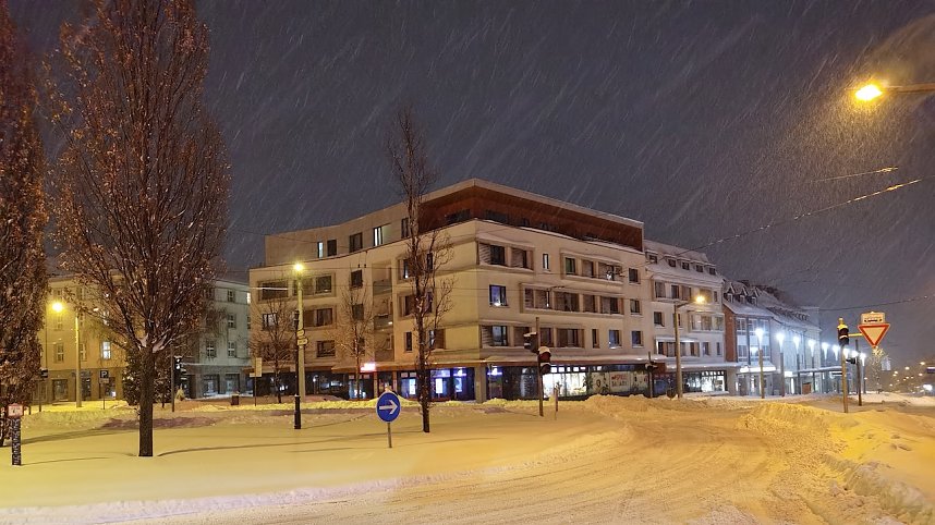 Nordhausen im Schneechaos