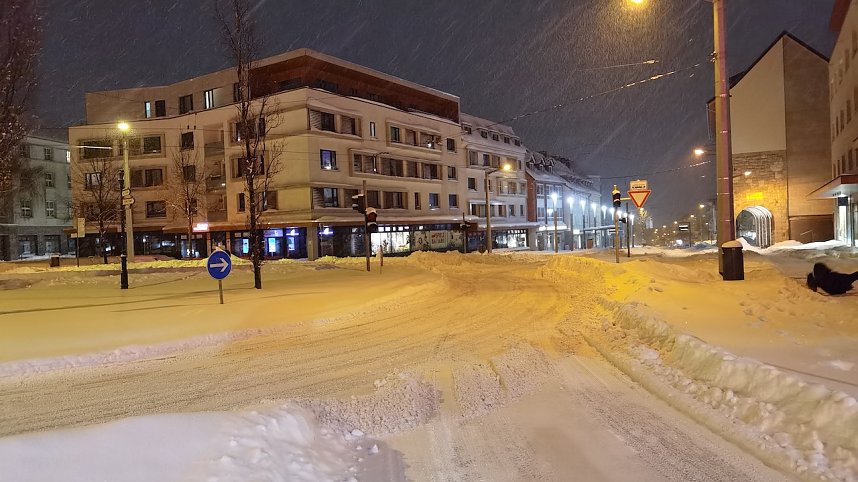 Nordhausen im Schneechaos