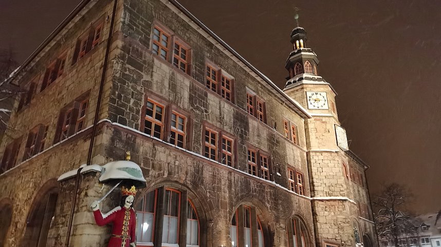 Nordhausen im Schneechaos