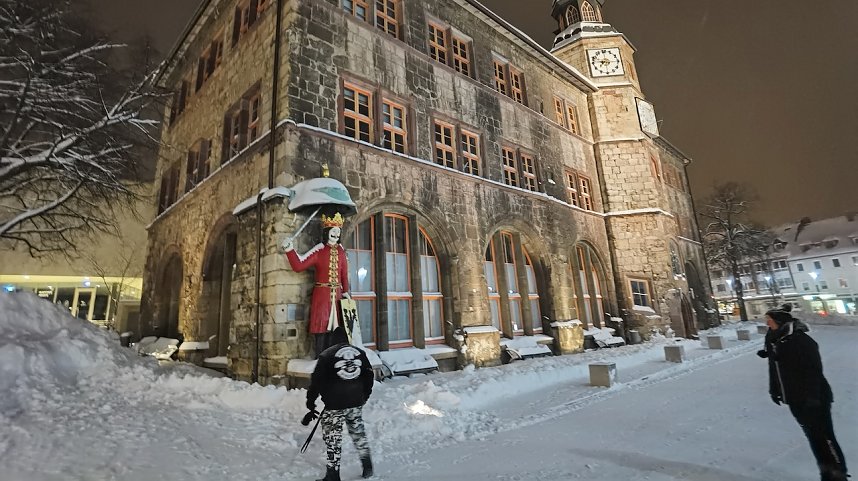 Nordhausen im Schneechaos