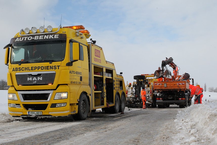 Schneepflug geborgen