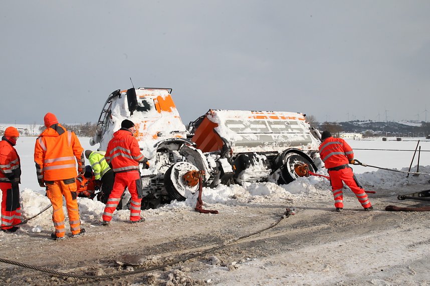 Schneepflug geborgen